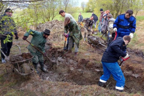 Ekologická akce v Bohuslavicích u Zlína